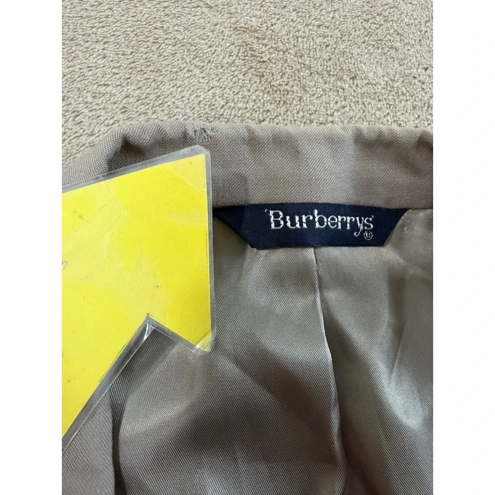 Vintage Burberrys Double Breasted Wool Blazer Men's Tan Taupe‎ Patrick James USA